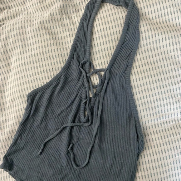 Blue Urban Outfitters Halter - Picture 1 of 2